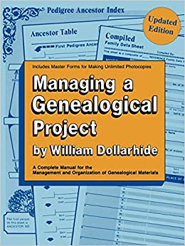 Managing a Genealogical Project