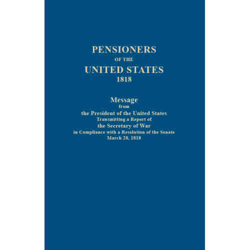 Pensioners of the United States, 1818