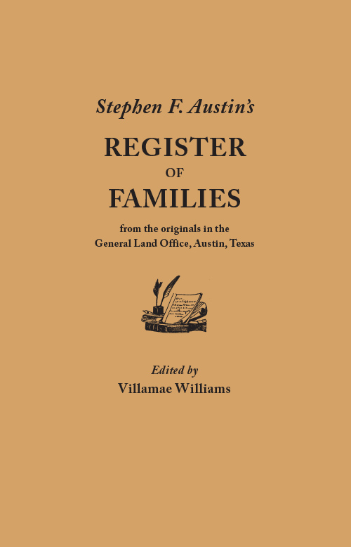 Stephen F. Austin's Register of Families