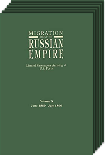 Migration from the Russian Empire. 6 Volume Set