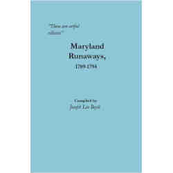 "These are artful villains": Maryland Runaways, 1789-1794