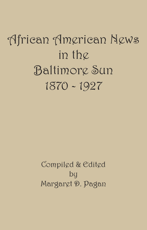 African American News in the Baltimore Sun, 1870-1927