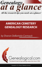 Genealogy at a Glance: American Cemetery Research