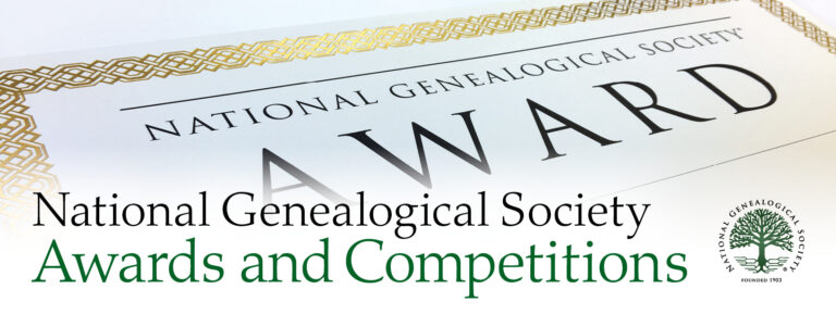 Genealogical.com Wins NGS Competition for Second Year in a Row
