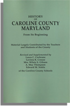 History of Caroline County, Maryland