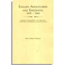 English Adventurers and Emigrants, 1609-1660