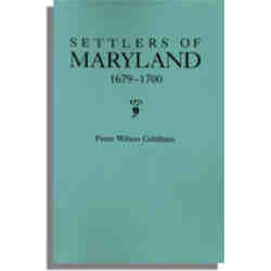 Settlers of Maryland, 1679-1700