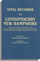 Vital Records of Londonderry, New Hampshire, 1719-1910