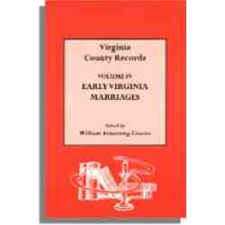 Early Virginia Marriages
