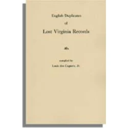 English Duplicates of Lost Virginia Records