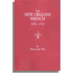 The New Orleans French, 1720-1733