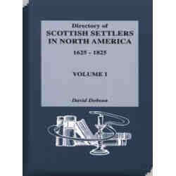Scottish Settlers in North America, 1625-1825