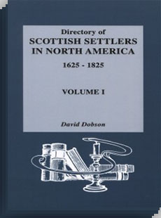 Scottish Settlers in North America, 1625-1825