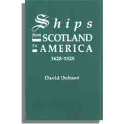 Ships from Scotland to America, 1628-1828
