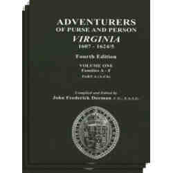 Adventurers of Purse and Person Virginia 1607-1624/5. Fourth Edition