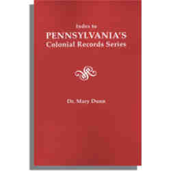 Index to Pennsylvania's Colonial Records Series