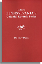 Index to Pennsylvania's Colonial Records Series
