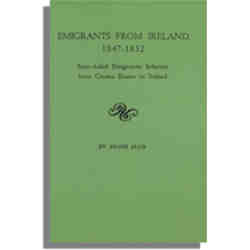 Emigrants from Ireland, 1847-1852