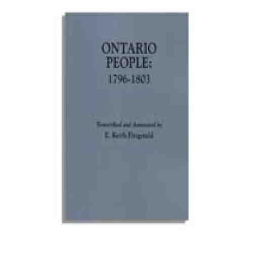 Ontario People: 1796-1803