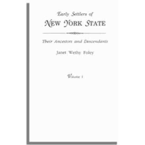 Early Settlers of New York State