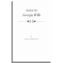 Index to Georgia Wills