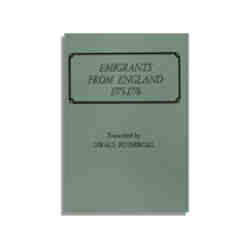 Emigrants from England 1773-1776