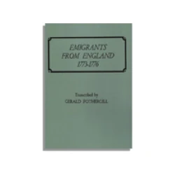Emigrants from England 1773-1776