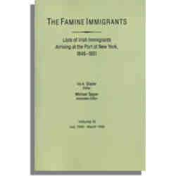 The Famine Immigrants [Vol III]