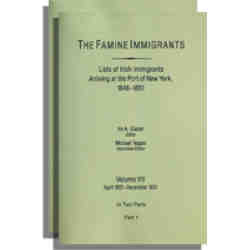 The Famine Immigrants [Vol. VII]
