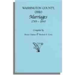 Washington County, Ohio Marriages, 1789-1840