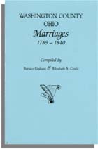 Washington County, Ohio Marriages, 1789-1840