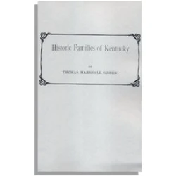 Historic Families of Kentucky