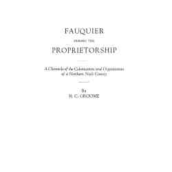 Fauquier During the Proprietorship