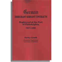 German Immigrant Servant Contracts