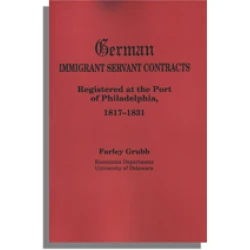 German Immigrant Servant Contracts