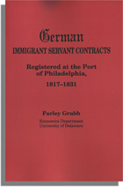 German Immigrant Servant Contracts