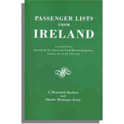 Passenger Lists from Ireland