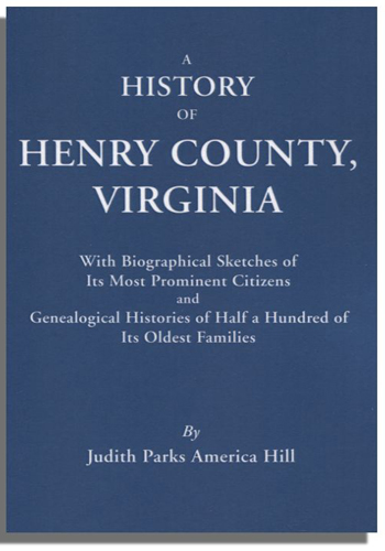 A History of Henry County, Virginia