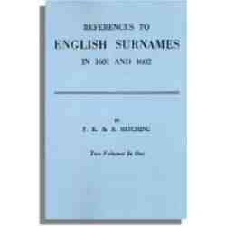 References to English Surnames in 1601 and 1602