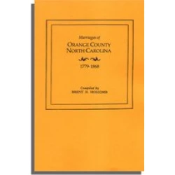 Marriages of Orange County, North Carolina, 1779-1868