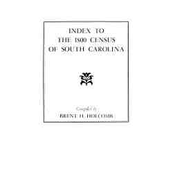 Index to the 1800 Census of South Carolina