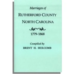 Marriages of Rutherford County, North Carolina, 1779-1868