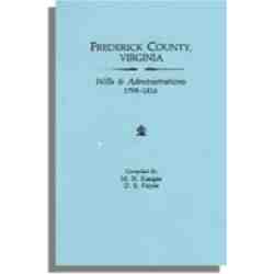 Frederick County, Virginia, Wills & Administrations, 1795-1816