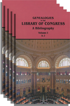 Genealogies in the Library of Congress: A Bibliography [5-volume set]