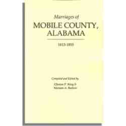Marriages of Mobile County, Alabama, 1813-1855