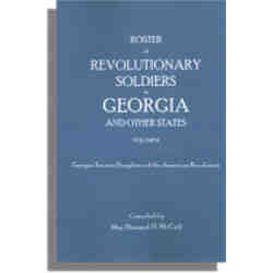 Roster of Revolutionary Soldiers in Georgia, Volume II