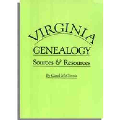 Virginia Genealogy: Sources & Resources