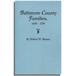 Baltimore County Families, 1659-1759