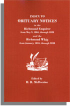 Index to Obituary Notices