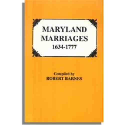 Maryland Marriages, 1634-1777